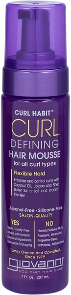 GIOVANNI CURL HABIT Curl Defining Hair Mousse