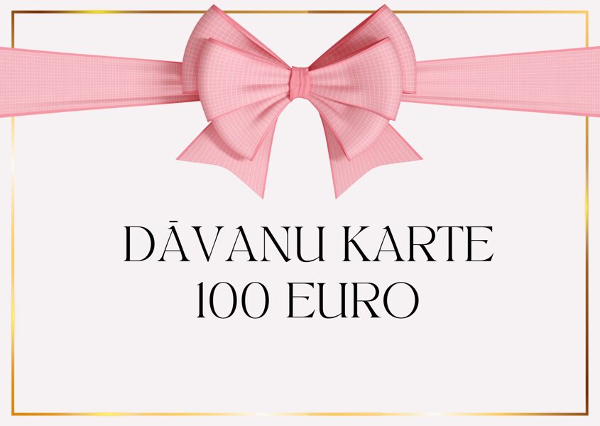 Elektroniskā dāvanu karte 100 EURO vērtībā